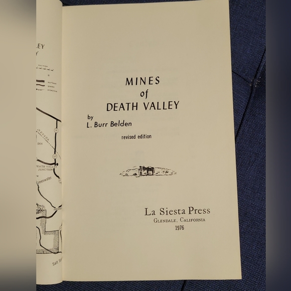 Mines of Death Valley by L. Burr Belden 1976 California Local History Wild West - Picture 5 of 13